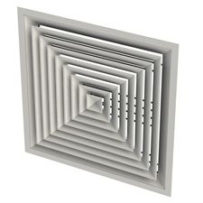 Diffusore d'aria da soffitto - SERIES CD - Monodraught - quadrato