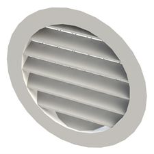 Griglia di ventilazione in alluminio - SERIES CL - Monodraught - in acciaio inossidabile / rotonda