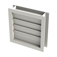 Griglia di ventilazione in alluminio - SERIES AL - Monodraught - quadrata / acustica