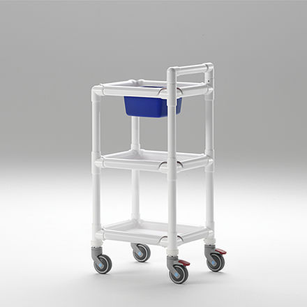 Carrello di servizio - MPC 153 WS - RCN Medizin- und Rehatechnik - per struttura sanitaria / in plastica