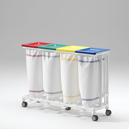 Carrello portabiancheria - SLH 024 FP - RCN Medizin- und Rehatechnik - per struttura sanitaria / in plastica