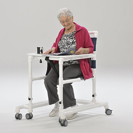 Poltrona medica in tessuto - GW 120 GSB - RCN Medizin- und Rehatechnik - in plastica / con rotelle / con tavoletta