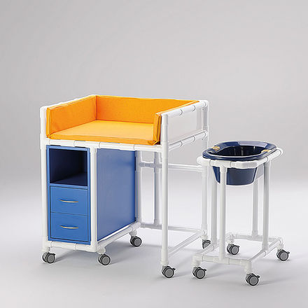 Fasciatoio in HPL - WK 07 - RCN Medizin- und Rehatechnik - autoportante / con rotelle / con lavabo
