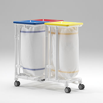 Carrello portabiancheria - SLH 023 B FP - RCN Medizin- und Rehatechnik - per struttura sanitaria / in acciaio inossidabile