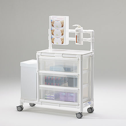 Carrello terapia - HGW 100 S - RCN Medizin- und Rehatechnik - per struttura sanitaria / in plastica