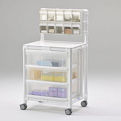 Carrello terapia - HGW 100 SPS - RCN Medizin- und Rehatechnik - per struttura sanitaria / in plastica