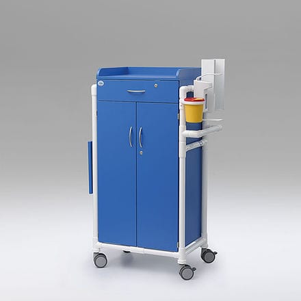 Carrello terapia - MEW 200 S - RCN Medizin- und Rehatechnik - per struttura sanitaria / in plastica / in laminato