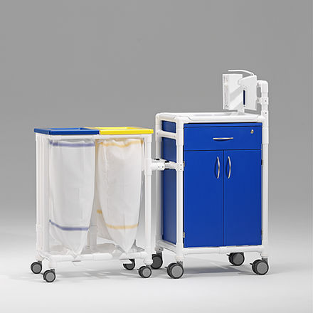 Carrello terapia - MPC 372 S - RCN Medizin- und Rehatechnik - portabiancheria / portarifiuti / per struttura sanitaria