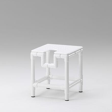 Sgabello da doccia contemporaneo - DH 56 - RCN Medizin- und Rehatechnik - in plastica / con supporto in plastica / con 4 gambe