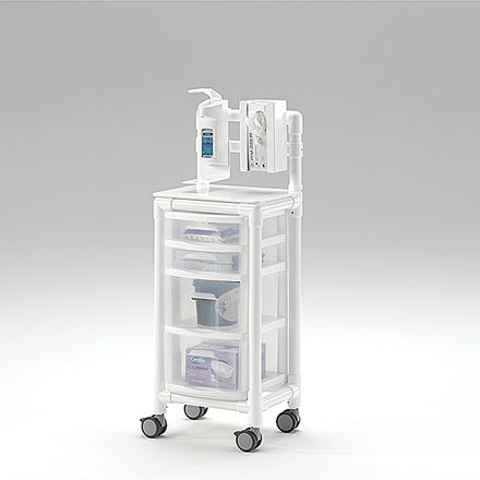 Carrello terapia - KTW 100 HS - RCN Medizin- und Rehatechnik - per struttura sanitaria / in plastica