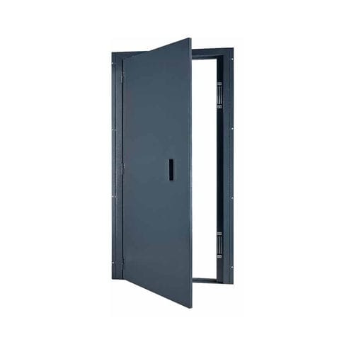 Porta di servizio - COMMUN - decayeux - in acciaio inossidabile / in lamiera d'acciaio / battente