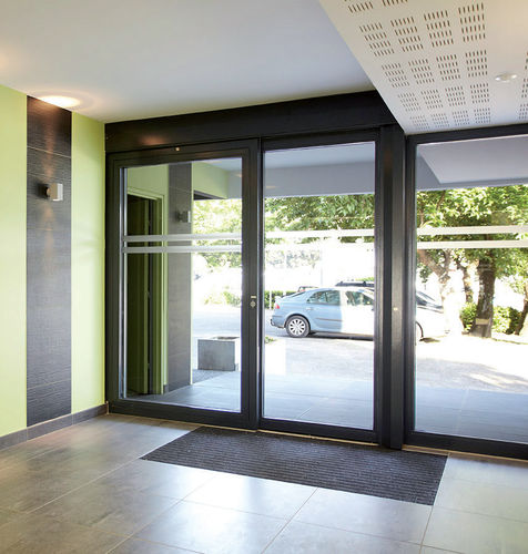 Porta d'ingresso - PortAdapte® - decayeux - in acciaio / telescopica / contemporanea