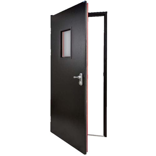 Porta di servizio - VULCAIN - decayeux - in lamiera d'acciaio / battente / contemporanea