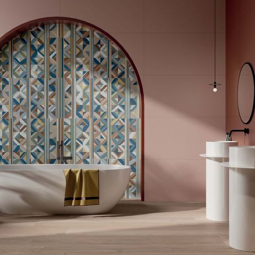 Piastrella in gres porcellanato - WIDE&STYLE MINI VOL.2 - ABK - strutturata / da interno / da bagno
