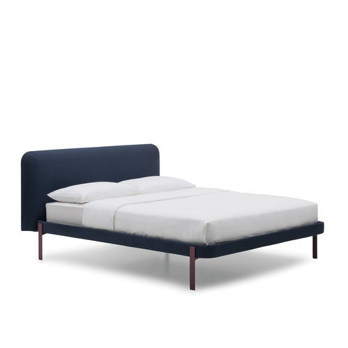 Letto matrimoniale - Joy - Bolzan Srl-Società Benefit - contemporaneo / imbottito / con testiera