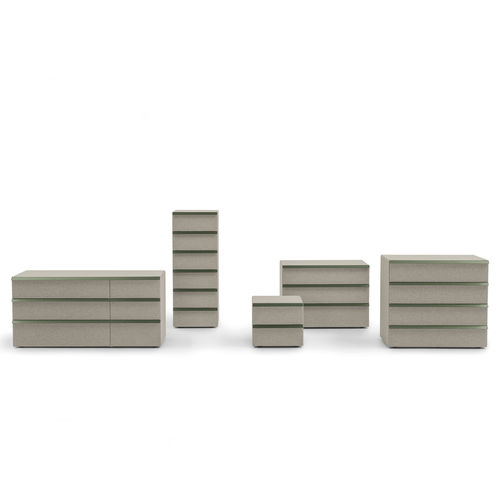 Cassettone alto - Oikos - Bolzan Srl-Società Benefit - contemporaneo / in metallo laccato / in marmo