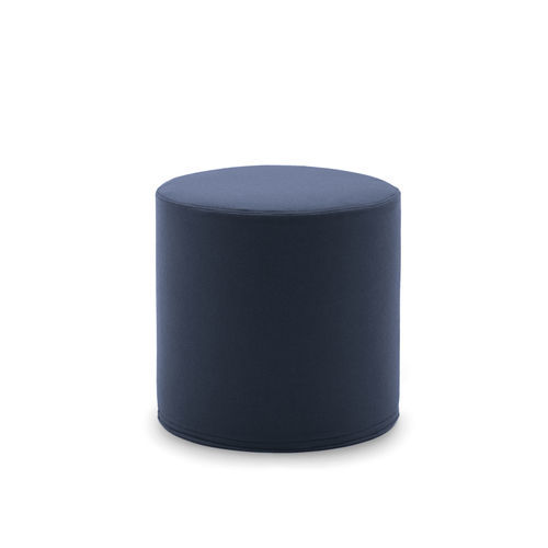 Pouf contemporaneo - Basic - Bolzan Srl-Società Benefit - in tessuto / tondo / quadrato