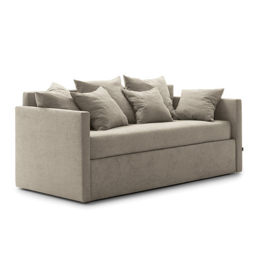 Divano letto - point - Bolzan Srl-Società Benefit - contemporaneo / in tessuto / in pelle