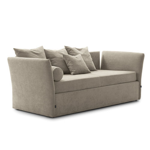 Divano letto - Biba - Bolzan Srl-Società Benefit - contemporaneo / in tessuto / in pelle