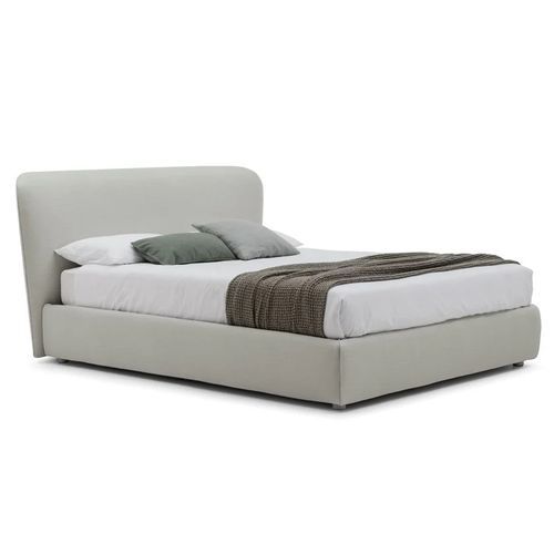Letto matrimoniale - Karol - Bolzan Srl-Società Benefit - contemporaneo / imbottito / con testiera