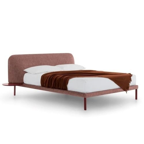 Letto matrimoniale - marty - Bolzan Srl-Società Benefit - contemporaneo / imbottito / con testiera