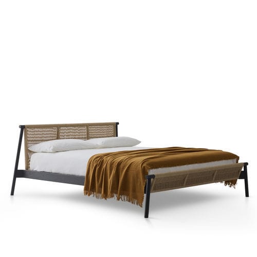 Letto matrimoniale - Jack-e intreccio - Bolzan Srl-Società Benefit - contemporaneo / con testiera / Made in Italy