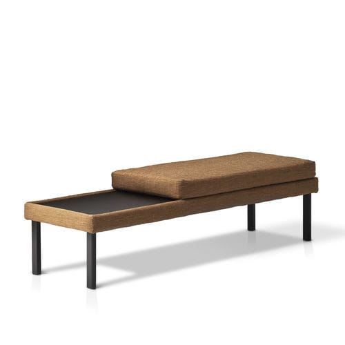 Panca fondoletto contemporanea - Marty  - Bolzan Srl-Società Benefit - in tessuto / in legno / per uso residenziale