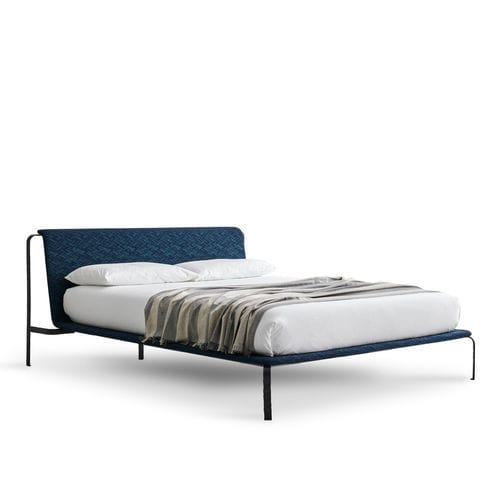 Letto matrimoniale - Bend-e - Bolzan Srl-Società Benefit - contemporaneo / imbottito / con testiera