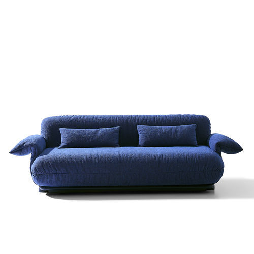 Divano letto - Mate - Bolzan Srl-Società Benefit - contemporaneo / in tessuto / con braccioli