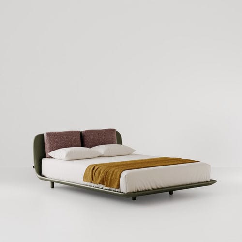 Letto matrimoniale - TATA  - Bolzan Srl-Società Benefit - contemporaneo / con testiera / imbottito