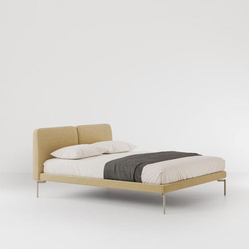 Letto matrimoniale - FACE  - Bolzan Srl-Società Benefit - contemporaneo / con testiera / imbottito