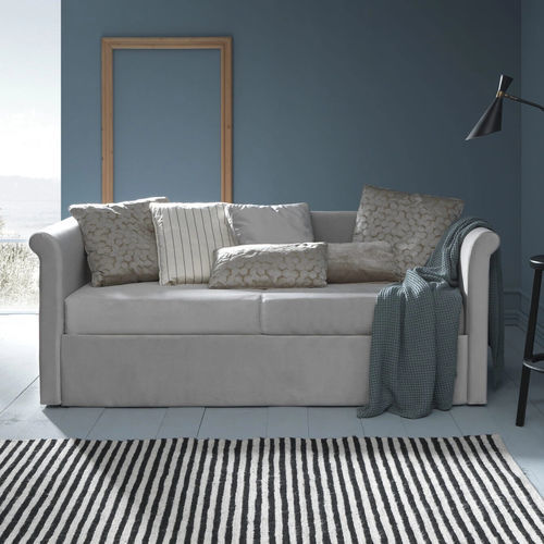 Divano letto - PERLA  - Bolzan Srl-Società Benefit - contemporaneo / in tessuto / con contenitore