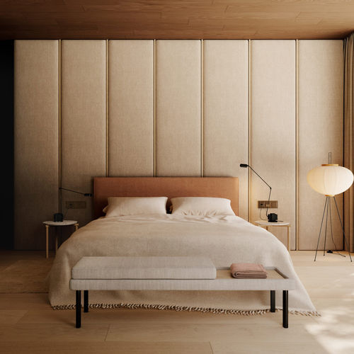 Pannello acustico per camera da letto - Bolzan Srl-Società Benefit - per muro / in legno / in tessuto