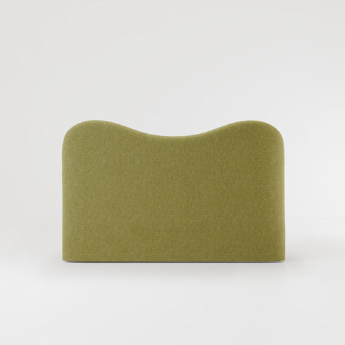 Testiera per letto matrimoniale - BRIGITTE - Bolzan Srl-Società Benefit - contemporanea / in tessuto / verde