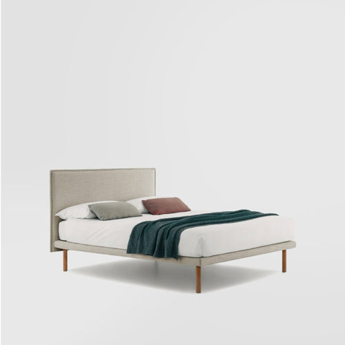 Letto matrimoniale - CAMEO WAVE  - Bolzan Srl-Società Benefit - contemporaneo / con testiera / imbottito