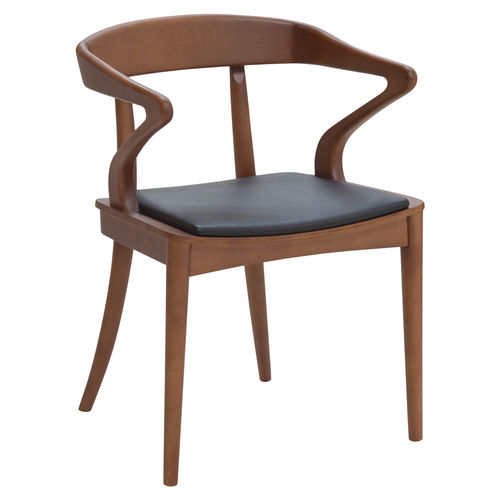Sedia contemporanea - HVILE - CMcadeiras - da interno / in legno / imbottita