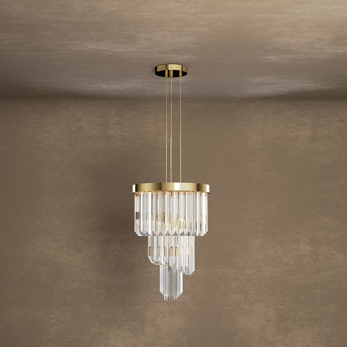 Lampada a sospensione - ROYAL  - Ccastro Lighting - in vetro / in oro / classica