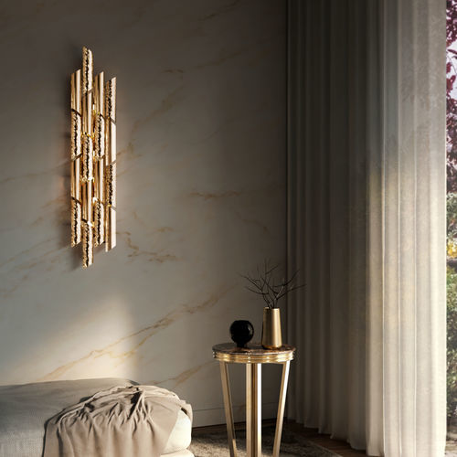Applique contemporanea - TRIUMPH  - Ccastro Lighting - da interno / in ottone / fissa