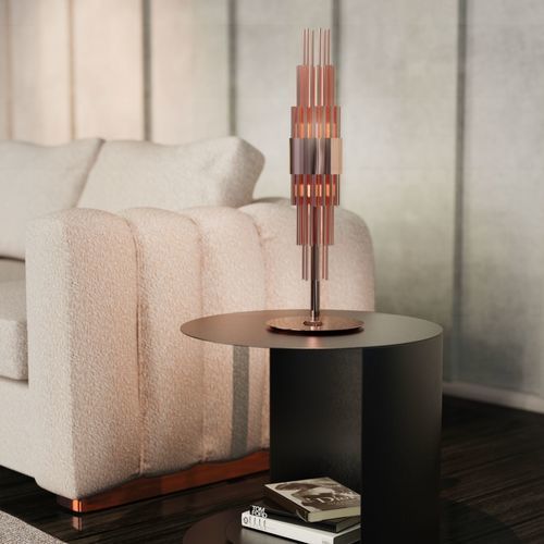 Lampada da tavolo - STREAMLINE - Ccastro Lighting - in ottone placcato oro / contemporanea / con cavo