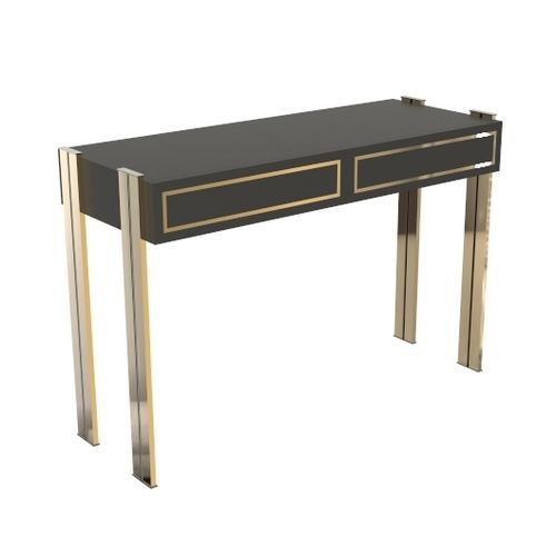 Consolle contemporanea - TALISMAN - Ccastro Lighting - in legno / in metallo dorato / con supporto in ottone