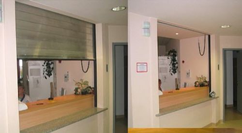 Persiana avvolgibile - Jansen Tore GmbH & Co. KG - in metallo / per porta interna / tagliafuoco