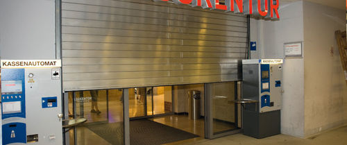 Porta industriale avvolgibile - AIR - Jansen Tore GmbH & Co. KG - in alluminio / acustica / per edifici pubblici
