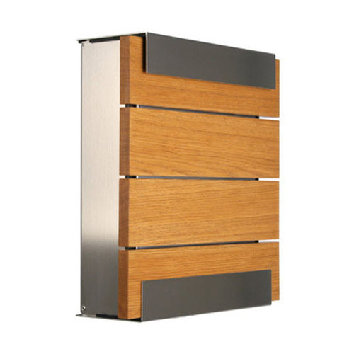 Cassetta delle lettere a muro - GLASNOST.WOOD.OAK - keilbach design and products - individuale