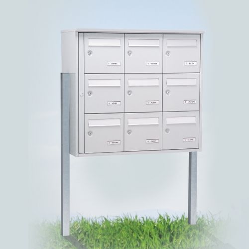 Cassetta delle lettere a muro - EGEE - VISOREX - condominiale / a doppia faccia
