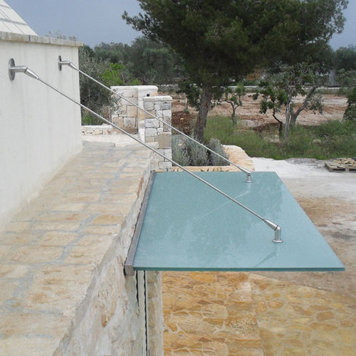 Sistema di fissaggio in acciaio inossidabile - GFS Design - per tettoia d'entrata / per copertura / per esterni