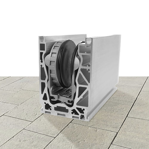 Profilo in alluminio estruso - N-ERA - GFS Design - a U / per parapetto / per balcone