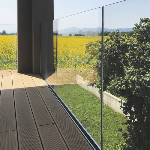 Profilo in alluminio estruso - parapetti VISION - GFS Design - per parapetto / per balcone / su misura