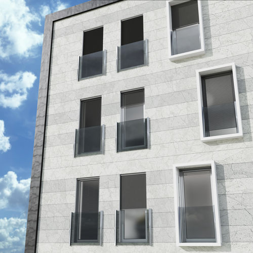 Ringhiera in vetro - JULIET - GFS Design - pannelli in vetro / da esterno / per balcone