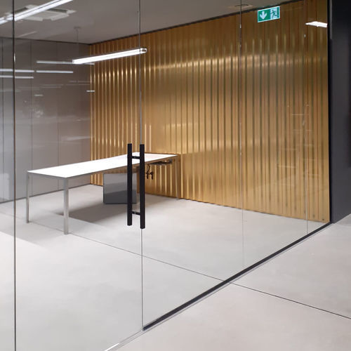 Parete amovibile - e-wall - sintesi - GFS Design - a vetrina / in alluminio / professionale