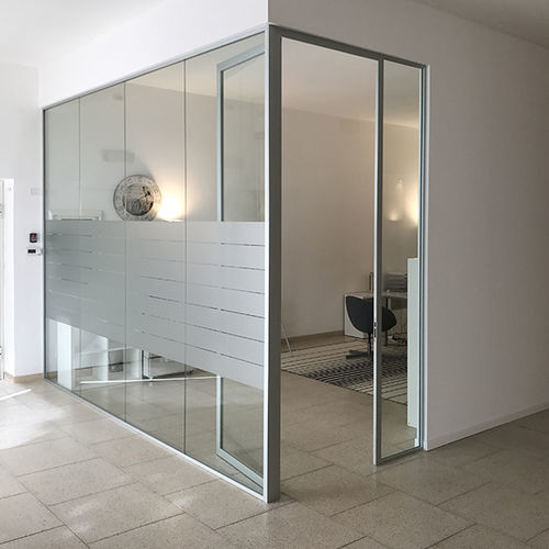Profilo per porta - LEONARDO - GFS Design - per parete / per muro / per parete divisoria in vetro